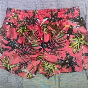 Tropical Toucan Kids Swim Trunks